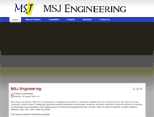 Tablet Screenshot of msjengineering.com